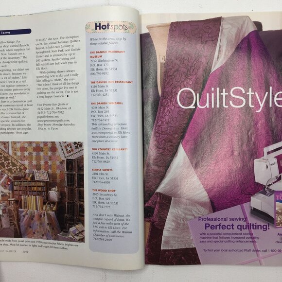 Better Homes Quilt Sampler Quilt Magazine 10 Projects July 2002 Modern Designs - Picture 4 of 14